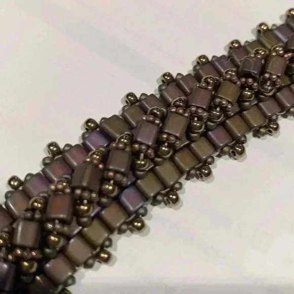 Vintage beaded bracelet, source unknown - Picture 3 of 12